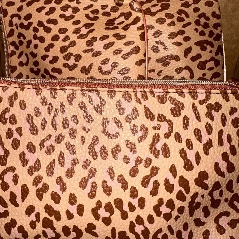 Ipsy Animal Print‎ Makeup Bag Leopard Cheetah Travel